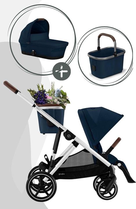Produktbild Cybex Gazelle S Kinderwagen inkl. Cot S Babywanne / Kombikinderwagen