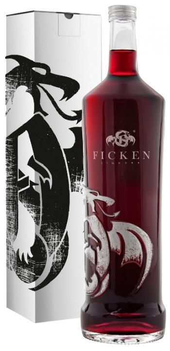 Produktbild Ficken DRACHENFLASCHE Partyschnaps Jostabeeren Likör inkl. Pumpe 300 cl / 15 % Deutschland (1 x 300 cl)