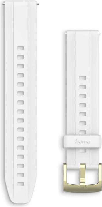 Produktbild Hama Armband zum Wechseln für Smartwatch 7000, Silikon, Weiss (Silikon)