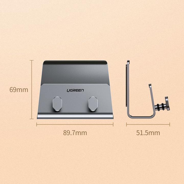 Produktbild Ugreen metal wall mount for smartphone tablet black (LP193)