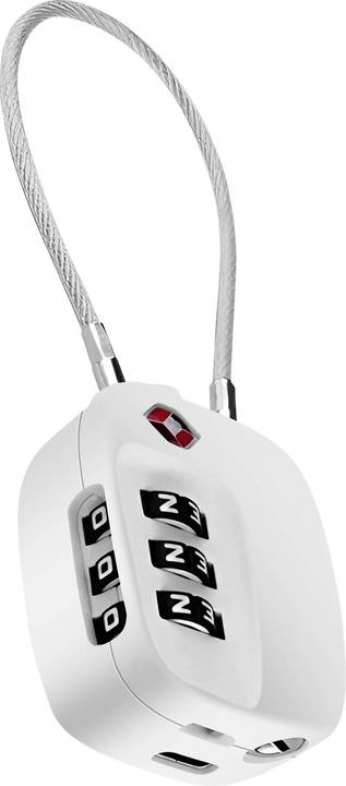 Produktbild Boompods LOCK TSA Bag Tracker White (Apple)