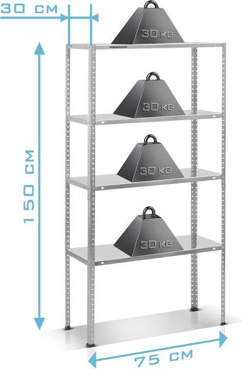 Produktbild Stahlwerk Metallregal