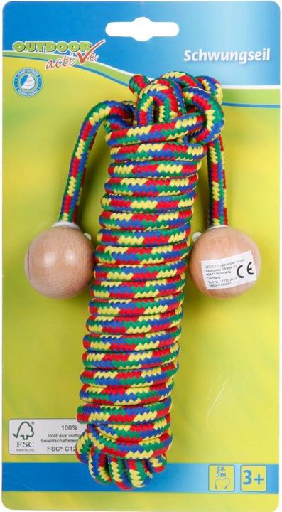 Produktbild Outdoor Active OA Schwungseil mit Holzkugeln, L?nge 5m (500 cm)