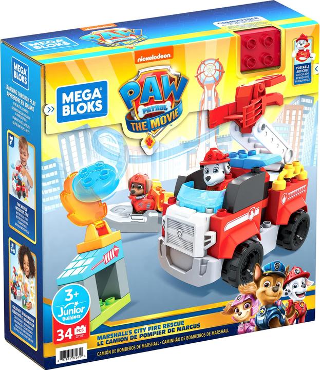 Actual product image Mega Bloks Paw Patrol Marshall Set