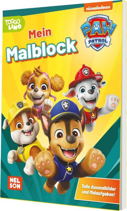 Libro di attività PAW Patrol: Il mio blocco da colorare
