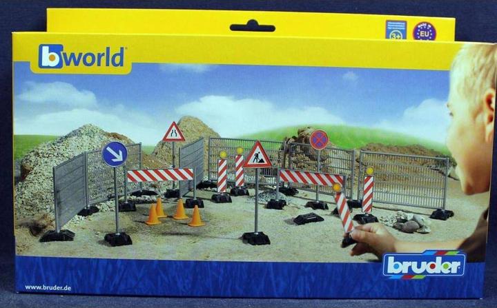 Actual product image Bruder Construction site set