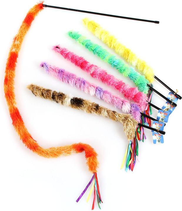 Swisspet Pesce gatto zanna di peluche (Gioca alla canna da pesca gatto)