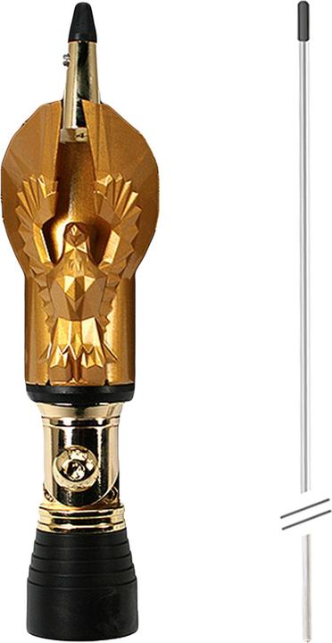 Produktbild Lemm CB-Antenne GOLDEN EAGLE AT666, Länge 200 cm, Gewinn 7 dB, 26-28 MHz, 2500 W, PL259-Montage, her