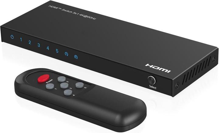 Immagine prodotto MicroConnect Switch HDMI 4K@60Hz 5x1, HDCP