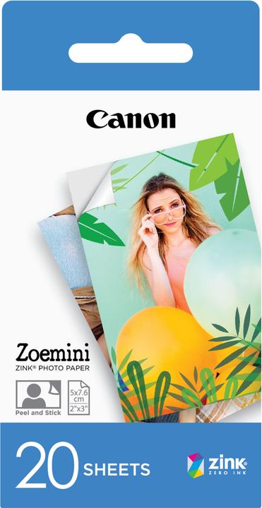 Actual product image Canon Zinc ZP-2030 (Photo (5x7.6cm), 20 x)
