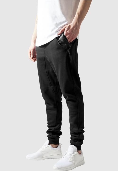 Immagine prodotto Urban Classics Pantaloni da ginnastica tascabile con zip laterale in pelle (S)
