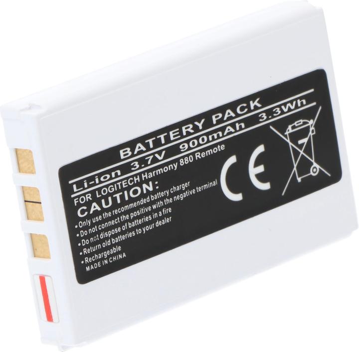 Produktbild Logitech Akku Harmony 900, 880, 885, 890, 720 (1 Stk., Gerätespezifisch, 900 mAh)