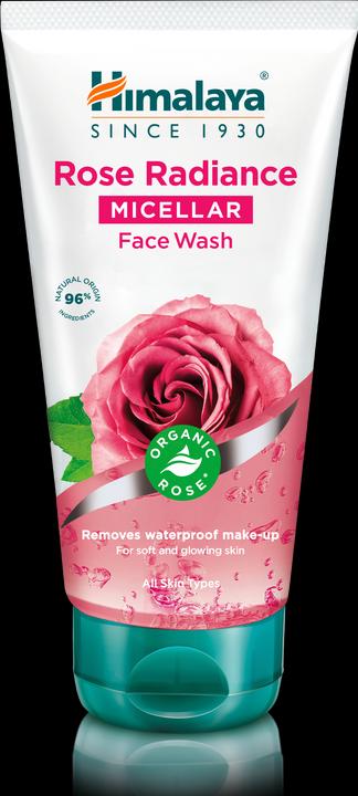 Himalaya Rose Radiance Micellar Face Wash Gel Illuminante con Rosa Biologica 150Ml (Gel, 150 ml)