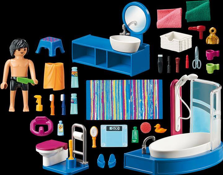 Produktbild Playmobil Badezimmer (70211, Playmobil Dollhouse)