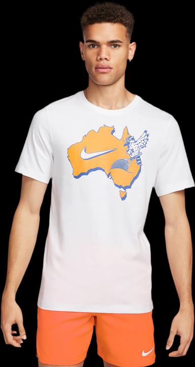 Nike Court Dri-Fit Tennis T-Shirt White Man (XL)