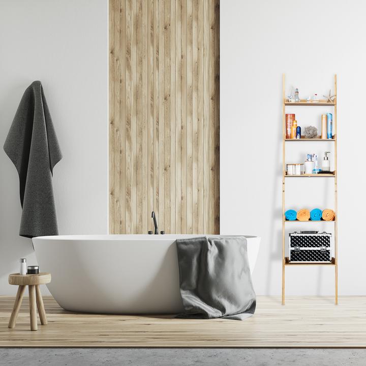 Actual product image Relaxdays Ladder rack (45 x 40 x 190 cm)