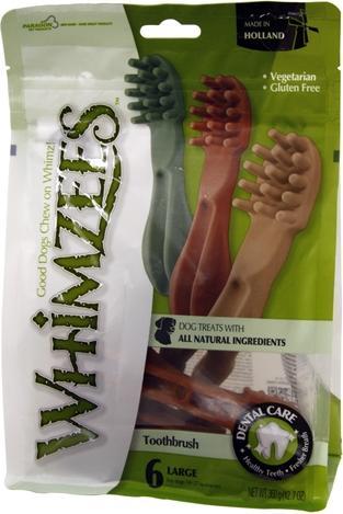 Immagine prodotto Whimzees Spazzolino da denti per cani masticatori L - 6 pz. (Senior, 6 pz., 370 g)