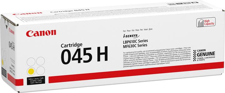 Actual product image Canon 045hy (Y)