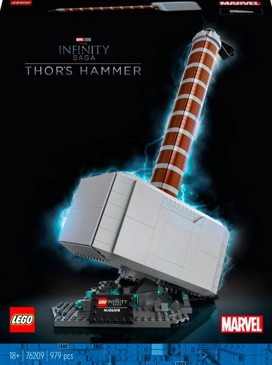 Image du produit LEGO Le marteau de Thor (76209, LEGO difficiles à trouver, LEGO Marvel)