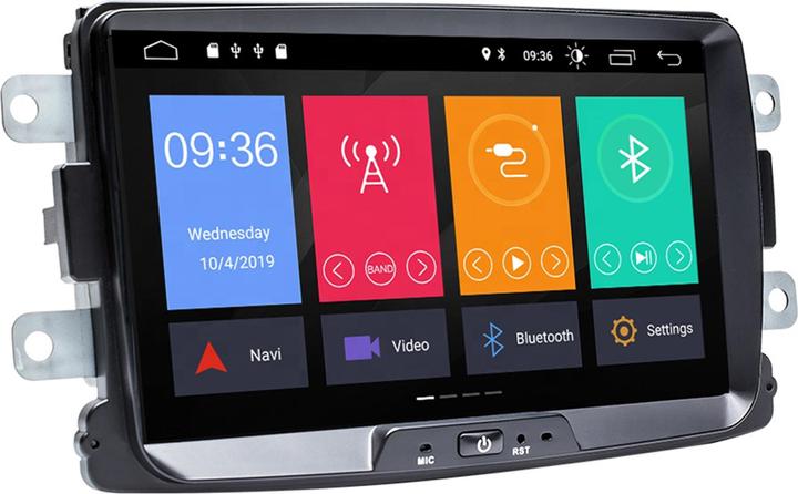 Actual product image PNI Car multimedia player DAC100 with Android 10, 2 GB DDR3/ROM 32 GB, navigation system for Dacia L