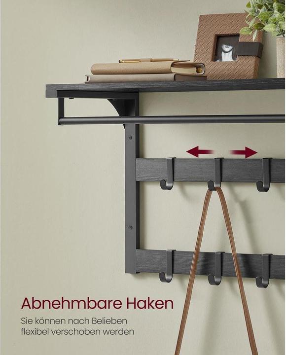 Image du produit Vasagle Wandgarderobe 10 Haken 65 cm x 42 cm