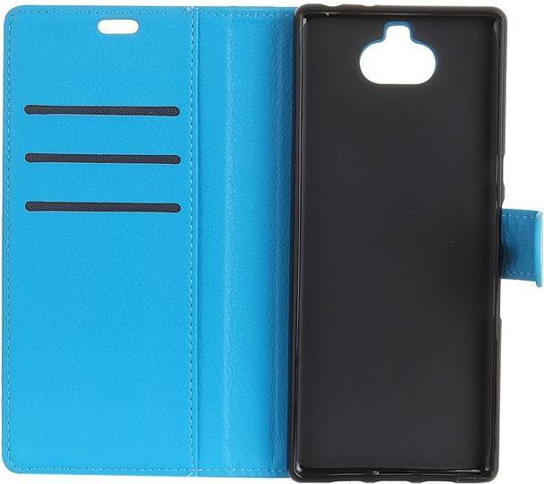 Actual product image MU Classic Litchi Leather Bookcover Series (Sony Xperia XA3)