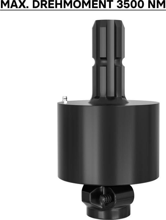 Image du produit Wiltec Embrayge à roue libre Arbre Cardan 220mm Filet Mâle Femelle 1 3/8" Arbre cannelé 6 Dents 3500Nm (Accessoires pour tracteurs)