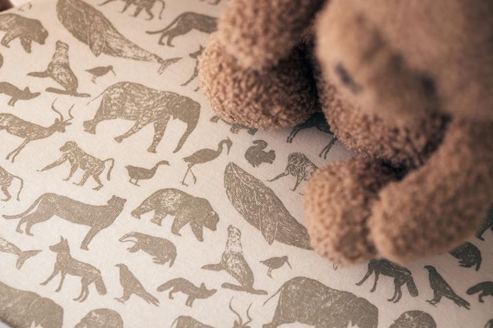 Immagine prodotto Jollein Animali Verde oliva foglio fisso 60 x 120 cm (60 x 120 cm)