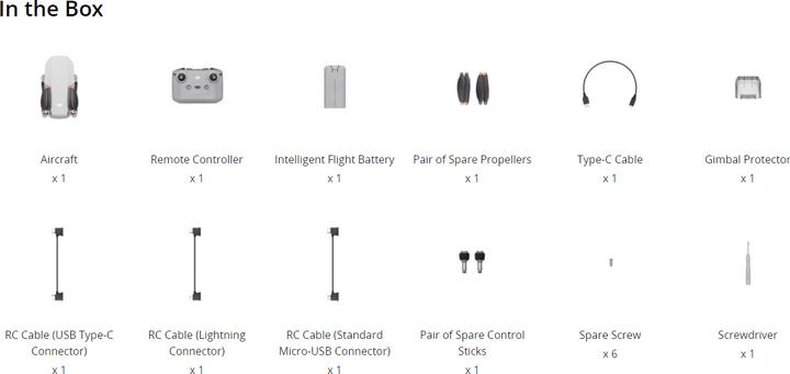 Produktbild DJI Mini 2 (31 min, 249 g, 12 Mpx)