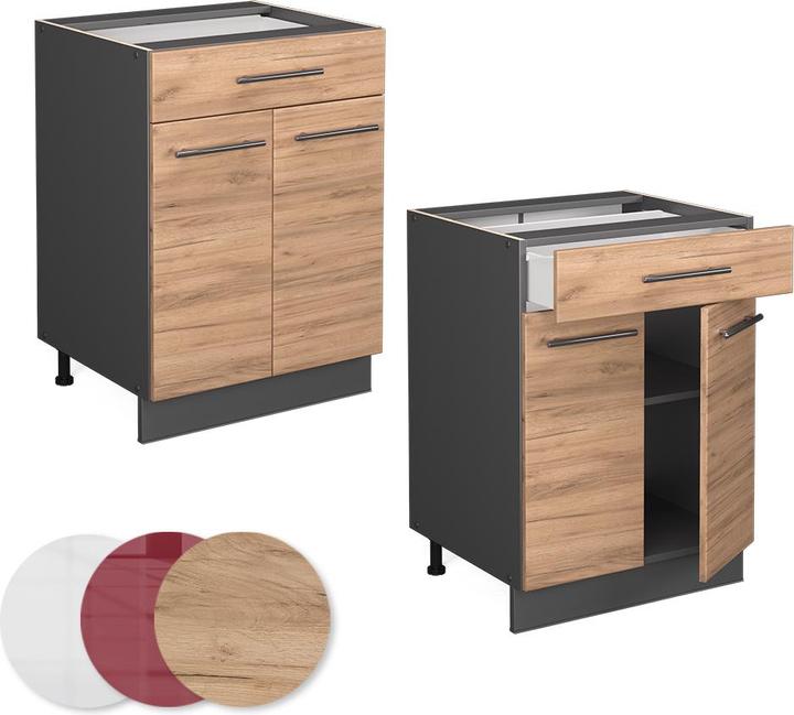 Actual product image Vicco Küchenunterschrank Fame-Line (60 x 52 x 82 cm)