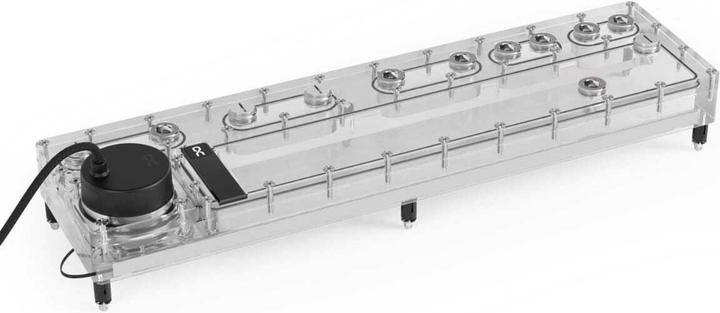 Actual product image Alphacool AGB Core Distro Plate 480 Links mit VPP D5 Apex Pumpe