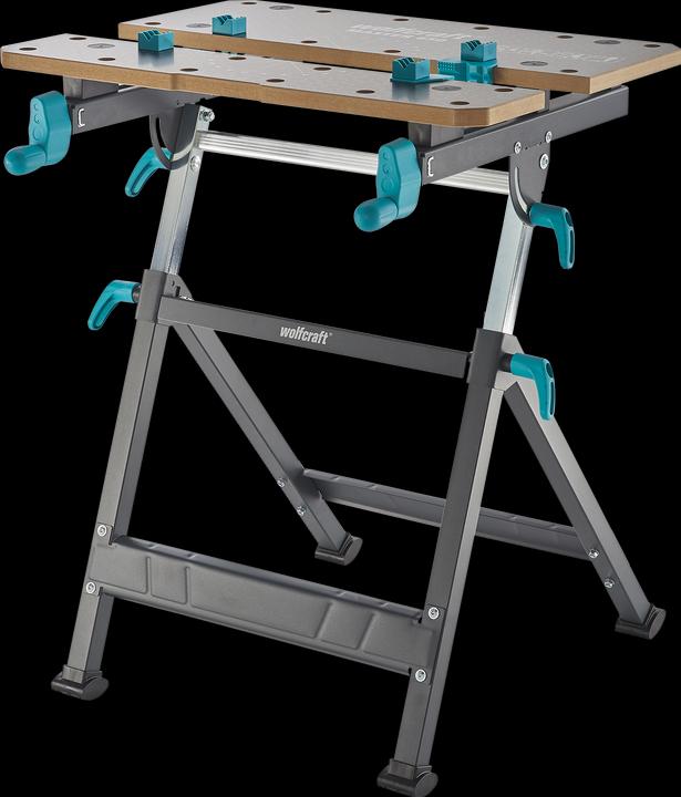 wolfcraft Établi de serrage et de bricolage MASTER 650 ERGO (65 cm, 72 cm)