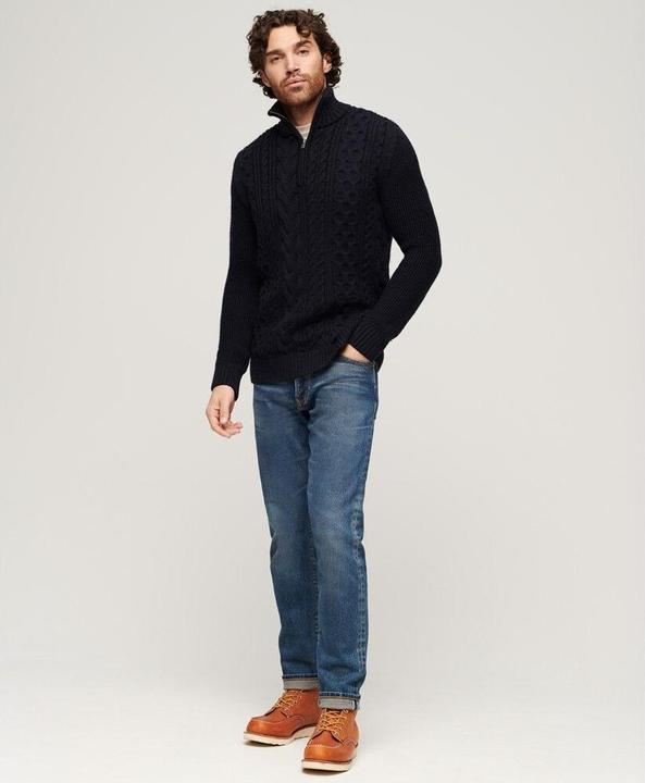 Actual product image Superdry half-zip knit weater uperdry jacob cable (S)
