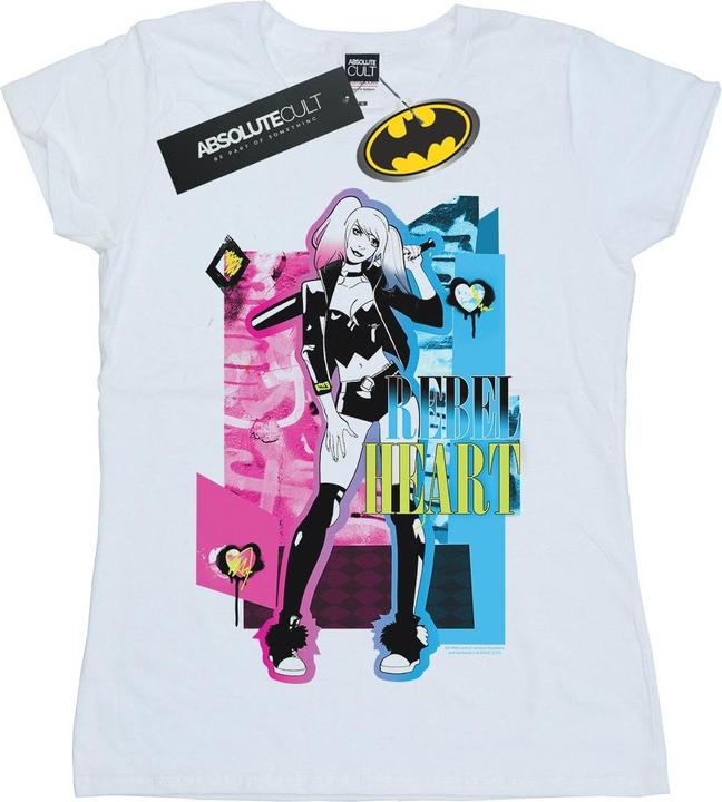 Harley Quinn Rebel Heart TShirt aus Baumwolle