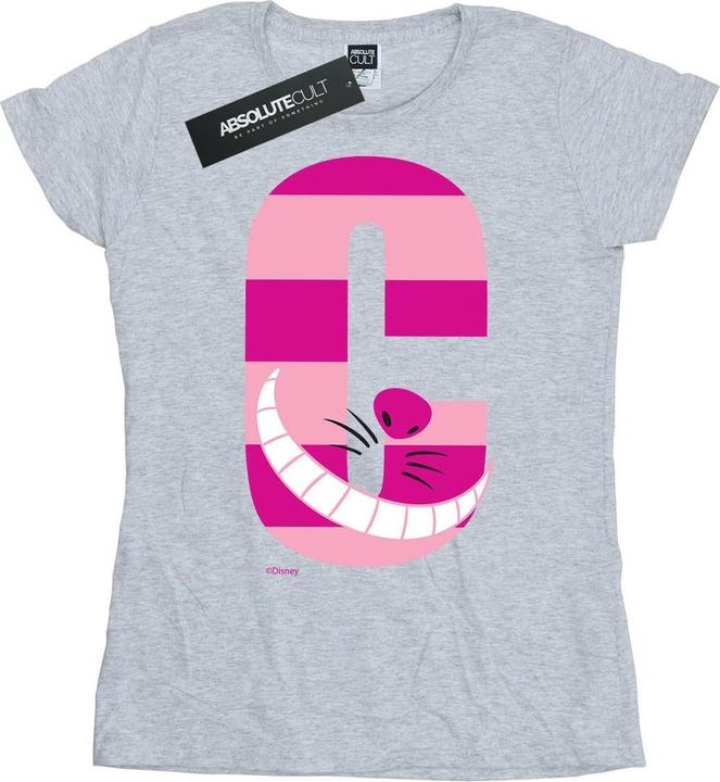 Actual product image Disney Womens/Ladies Alphabet A Is For Alice Cotton T-Shirt (XL)