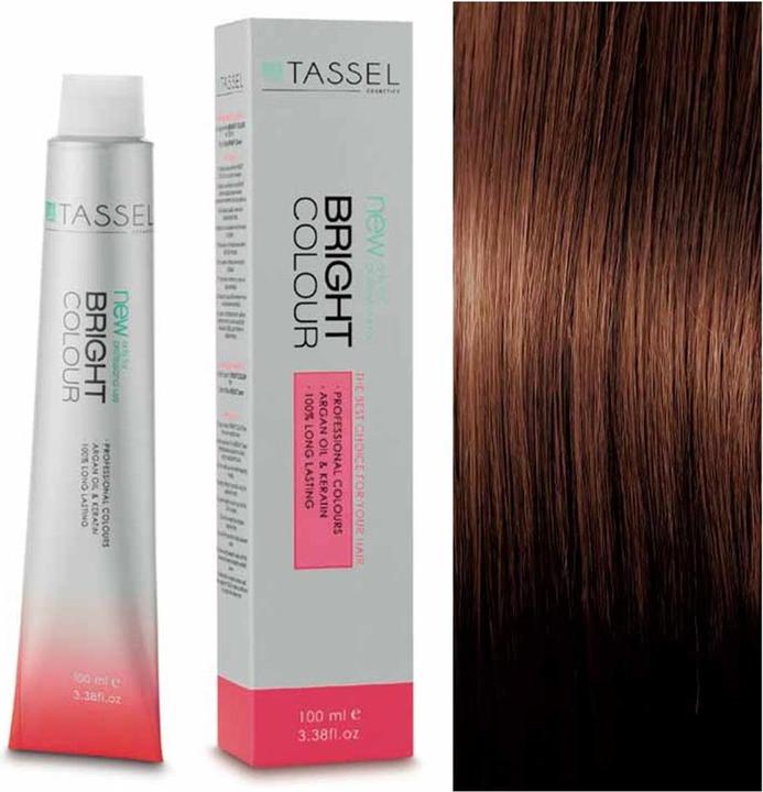 Immagine prodotto Caso Eurostil Bright Colour Tinte 64 Rubio Oscuro Cobre 1un (6.4 biondo scuro rame - Inchiostro con argan e cheratina 100 ml)