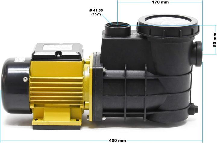 Image du produit SunSun Pompe piscine 8000l/h 380 watts Pompe filtration Circulation Eau Pool Whirlpool Jardin