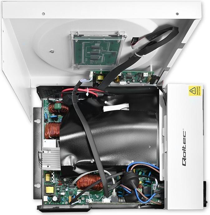 Produktbild Qoltec Hybrydowy inwerter solarny Off-Grid 4kVA| 4kW | 120A | MPPT | LCD | Wi-Fi | BMS | Sinus