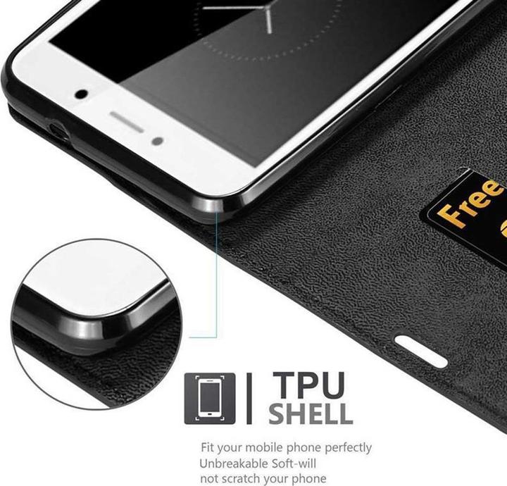 Actual product image Cadorabo Book Invisible Magnet Cover (Huawei Enjoy 7 Plus)