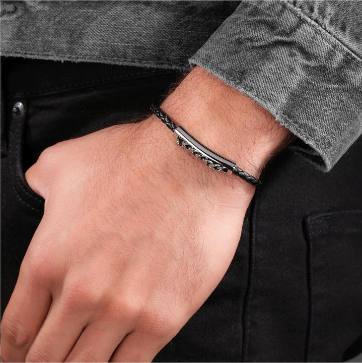 Actual product image Police Fat (18 cm, Leather, Stainless steel)