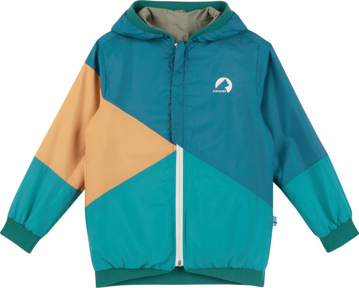 Immagine prodotto finkid wendbare Regenjacke Muutuva vetiver/deep jungle (134, 140)