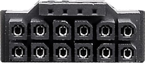 Actual product image Thermaltake TT Sleeved PCIe Gen 5 Splitter Cables AC-063-CN1NAN-A1