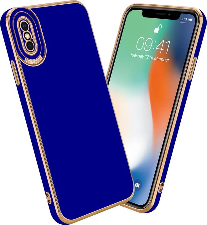 Glossy Blau - Rosé Gold