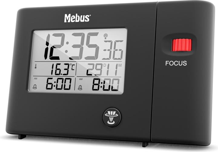 Actual product image Mebus 25795 Radio Projection Alarm Clock