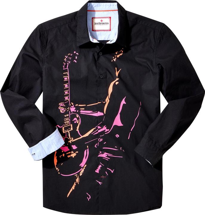 Actual product image Joe Browns Music Man Print Long Sleeve Shirt (XXL)
