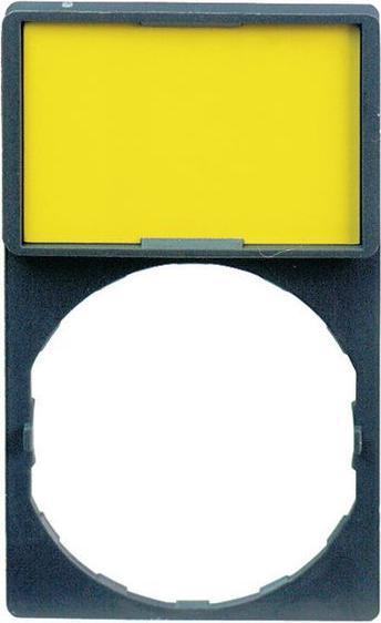 Actual product image Schneider Electric Legend plate,Black/red