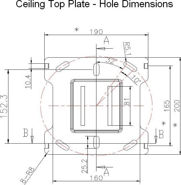 Actual product image Multibrackets M Ceiling Mount Pro MBC1UHD