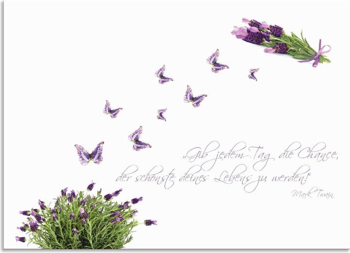 Actual product image Artland Purple butterflies on lavender