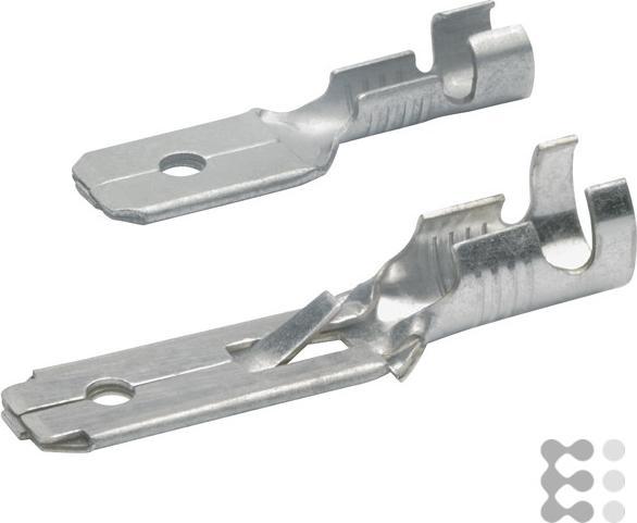 Actual product image Klauke 2230 Non-insulated blade terminal, DIN 46343