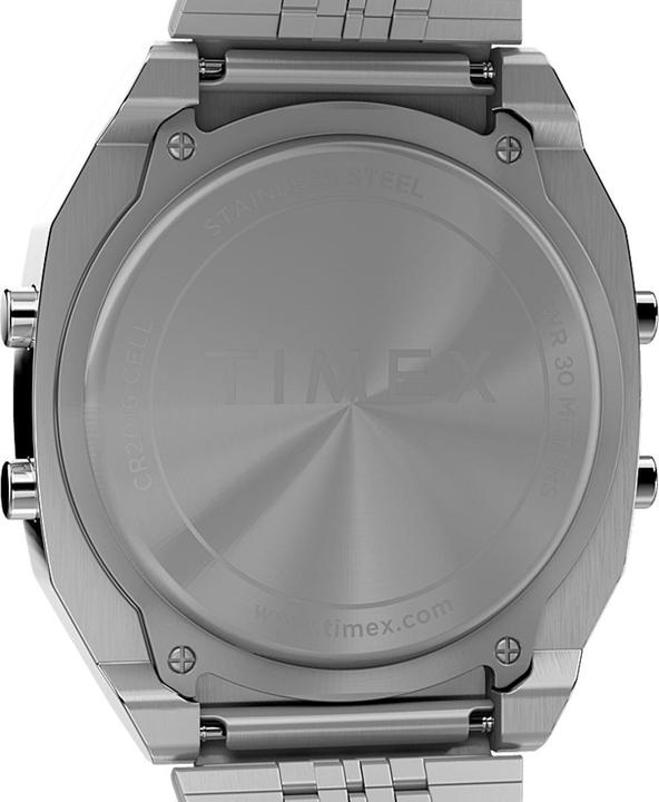 Actual product image Timex watch t80 steel (Chronograph, 36 mm)